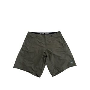 Kuhl Mens Cargo Shorts Khaki Nylon Stretch Outdoor Size 40